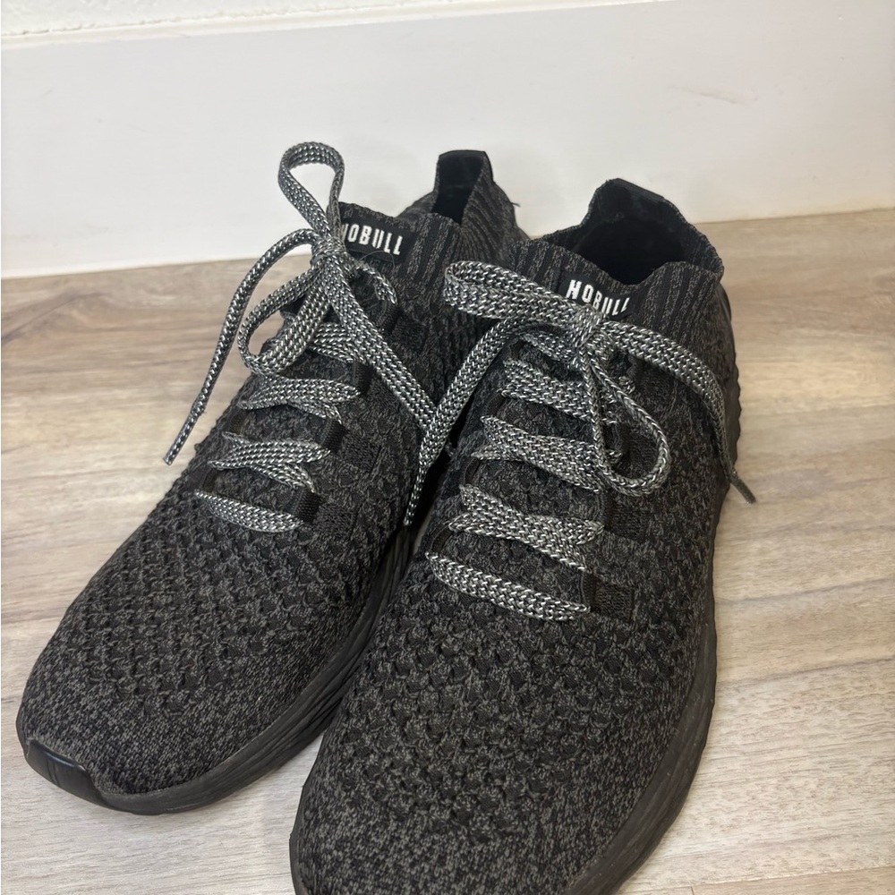 NOBULL Men's Charcoal Knit Sneakers